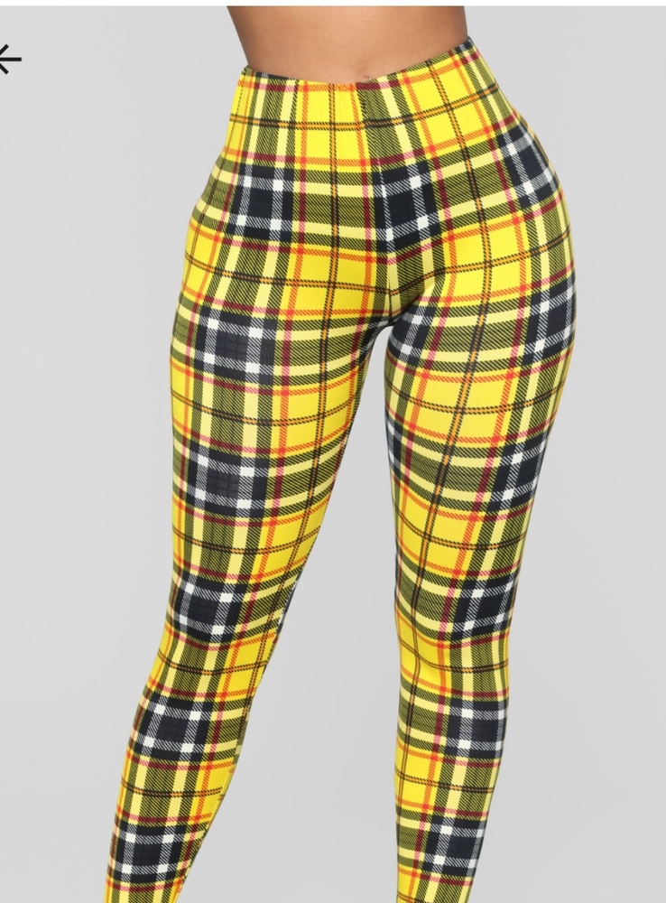 "As If" Plaid Leggings